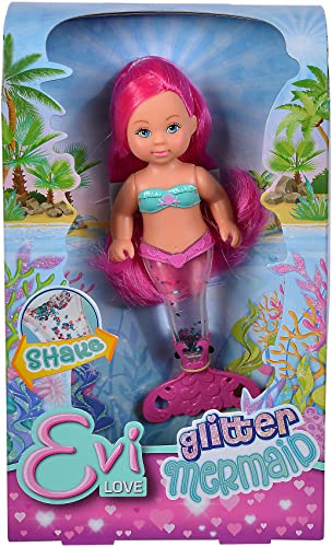 Muñeca Sirena Evi Love con Cola Brillante 14 cm miniatura 7