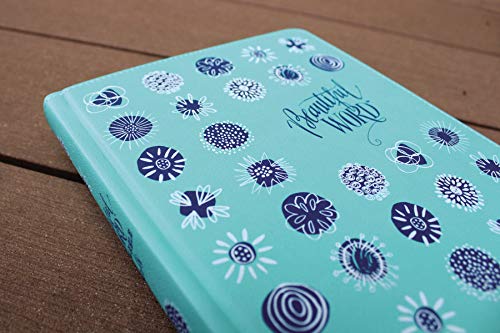 NIV, Beautiful Word Coloring Bible for Girls Pencil/Sticker Gift Set, Updated, Leathersoft over Board, Teal, Comfort Print: 600+ Verses to Color