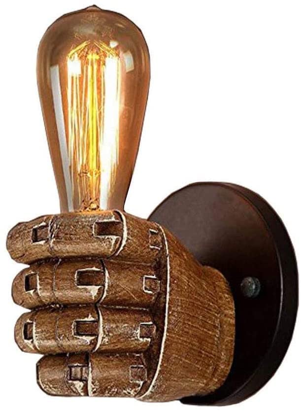 Sconce Iluminado WQHPLMD de acabado rosa dorada y cuerpo de metal resistente