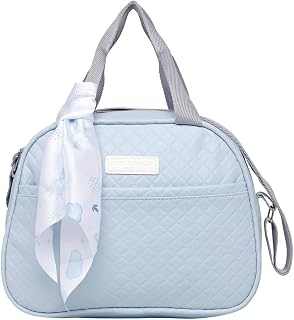 Bolsa Maternidade Média Pirulitando Amigos da Floresta Azul