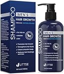 Biotion Hair Growth Shampoo for Men: Natural Thickening Shampoo with Tea Tree Oil Ginseng Mint for Hair Loss and Thinning Hair - 10.1 fl.oz, Dark Blue