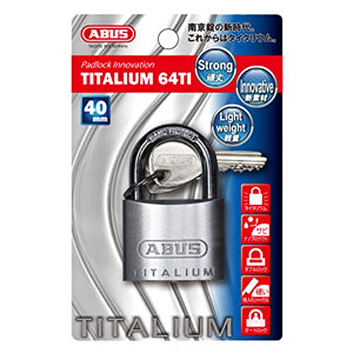 ABUS �싞�� TITALIUM 40mm(BP-64TI/40KD)�@�����T����