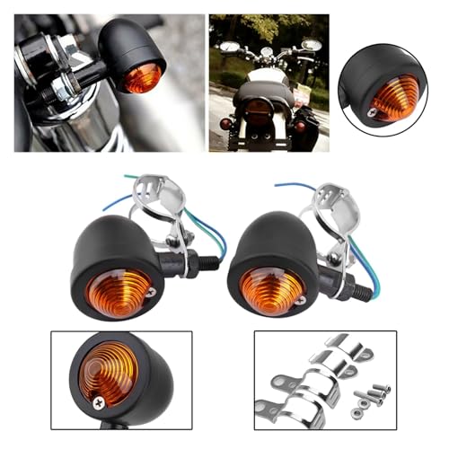 Clignotant moto universel homologué pour feux avant et arrière de signalisation