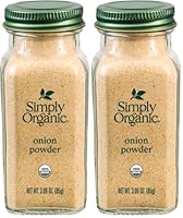 Simply Organic White Onion Powder, Certified Organic | 3 oz | Allium cepa (Pack of 2)