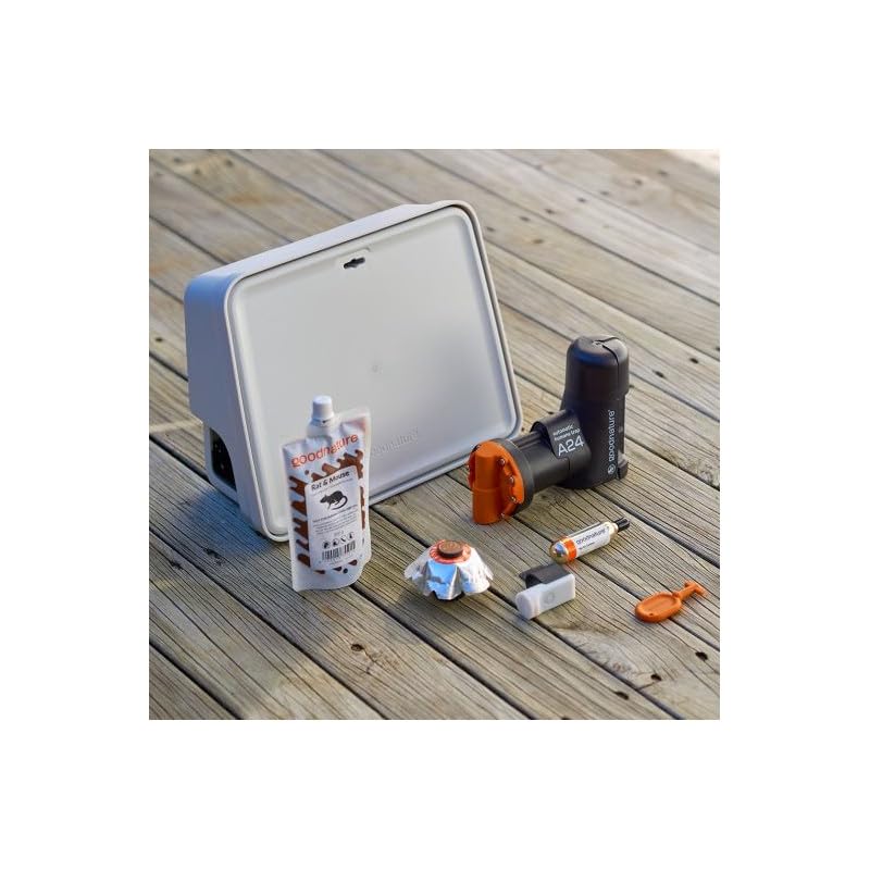 Goodnature Trapper topi trapper trappola - trappola E2 + trapbox + esca CO2 + contatore digitale - senza veleno esterno