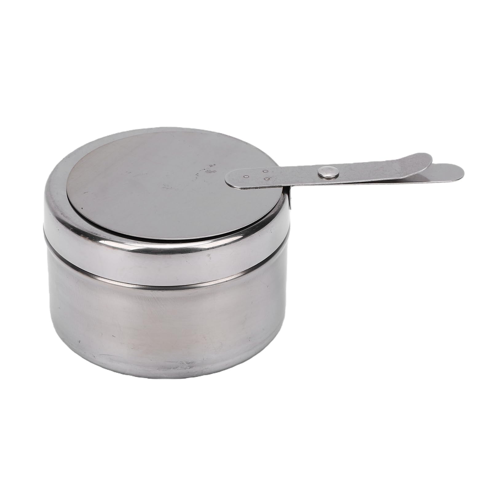 Pissente Calentador de Buffet Redondo de Acero Inoxidable 8L con Patas Desmontables Ganchos para Tapa Acabado de Espejo para Restaurantes Hoteles Banquetes Fiestas Catering