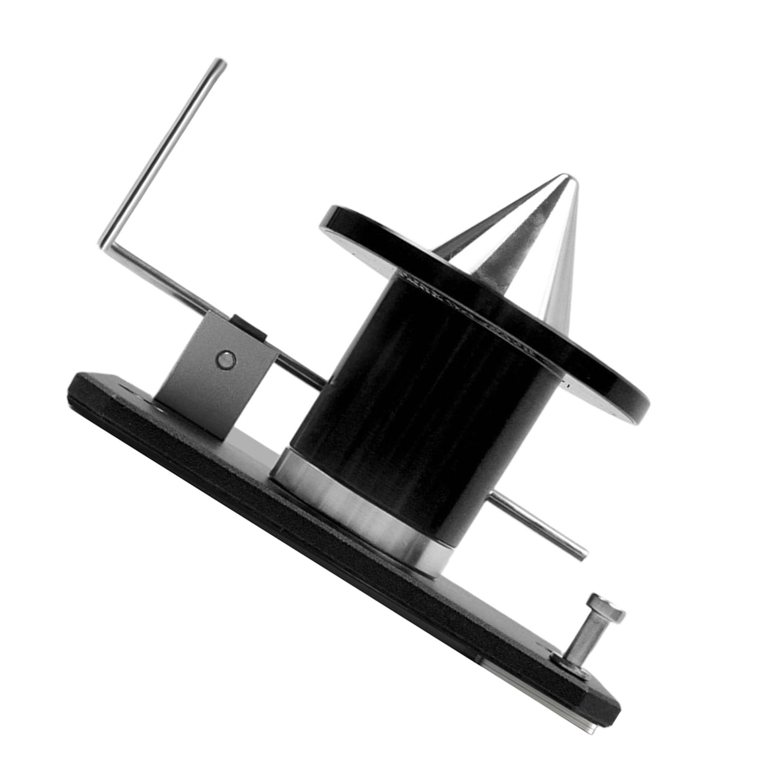 Equilibrador de Cuchillas para Cortacésped, Equilibrador de Cuchillas Montado en la Pared de Acero de Aleación 339075B, Alineación Magnética del Orificio Central, Configuración Ajustable,