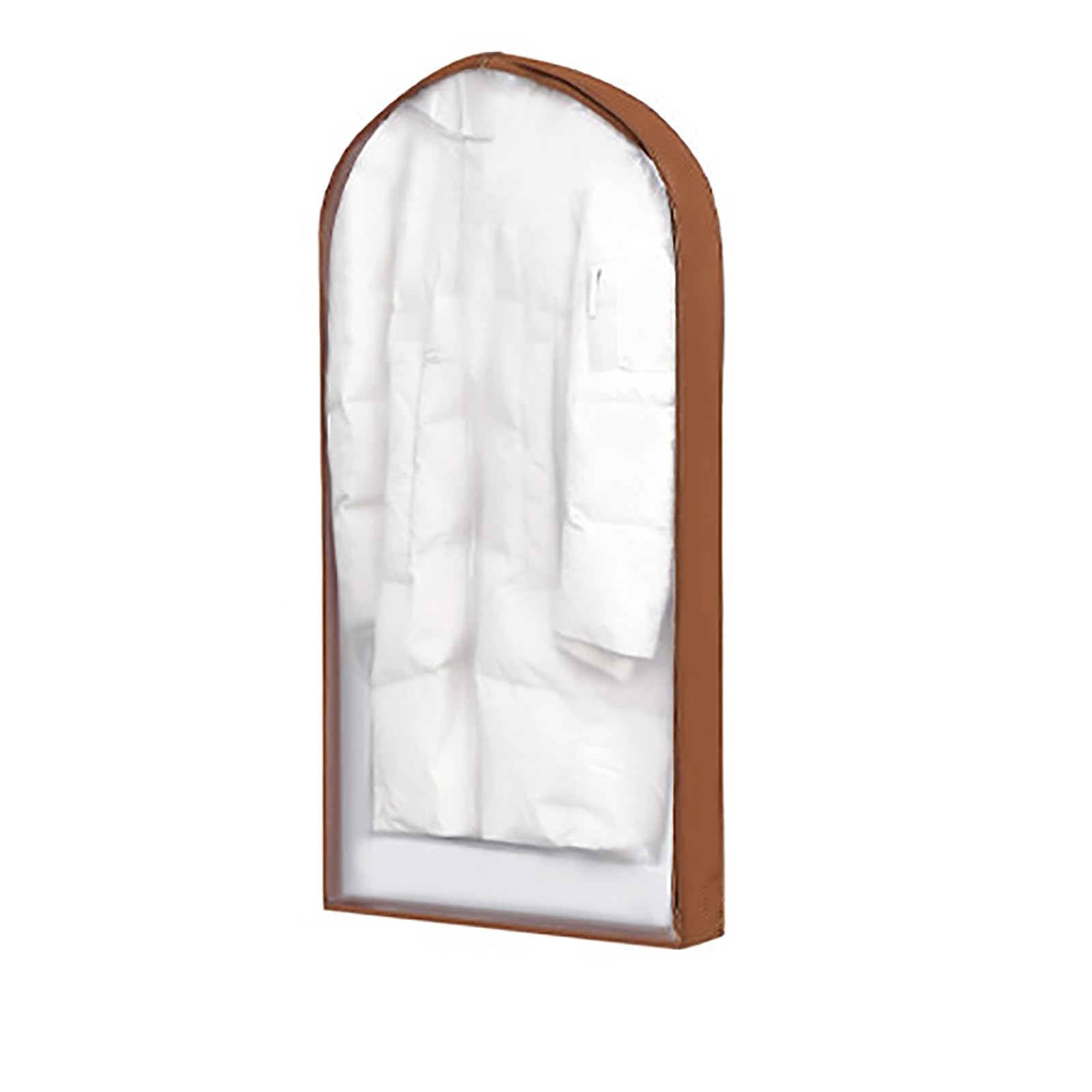 Clear Garment Bags with Zipper, 3D Hanging Clothes Cover for Closet Storage, Suit Bag for Dresses and Coats