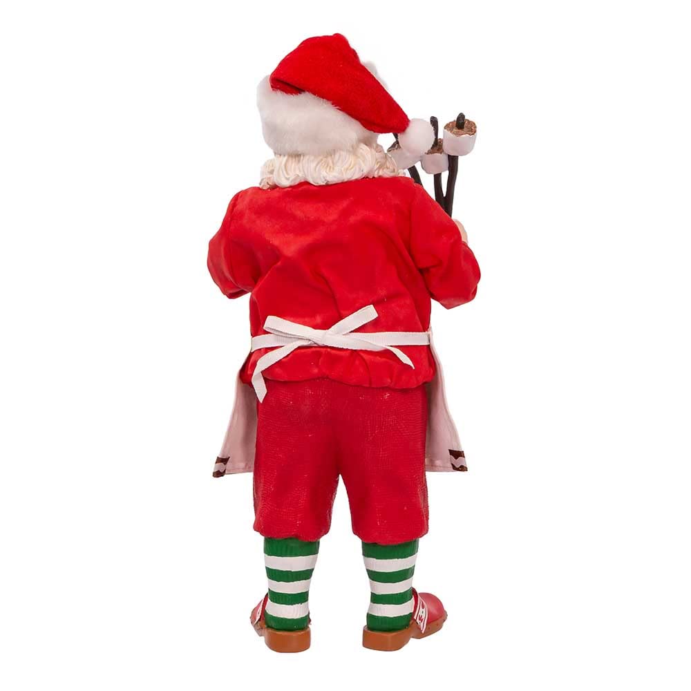 Kurt Adler Père Noël en Tissu S'mores 26,7 cm