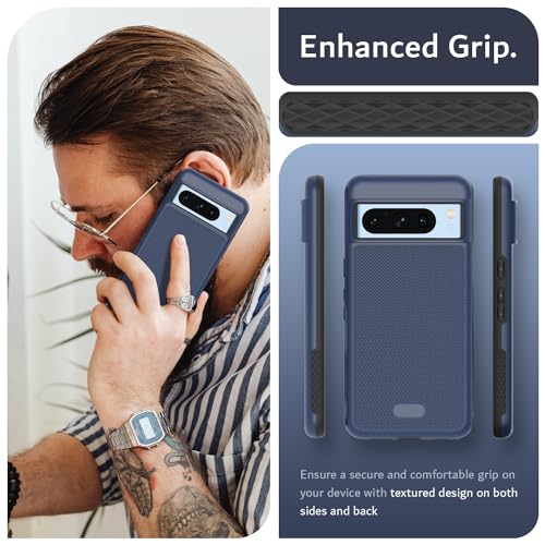 Image of TUDIA MergeGrip Magsafe Compatible for Pixel 8 Pro Case - Indigo Blue