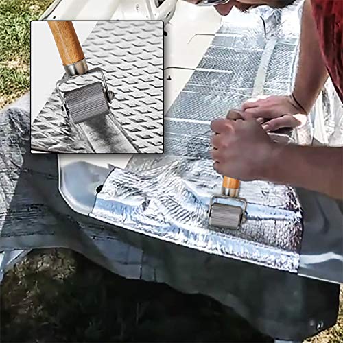 Car Sound Deadening Roller Metal Installation Tool 3 Pcs For Auto Noise Roller Car Sound Deadener Application Installation Tool Rolling Wheel Interior Accessories #TOP6