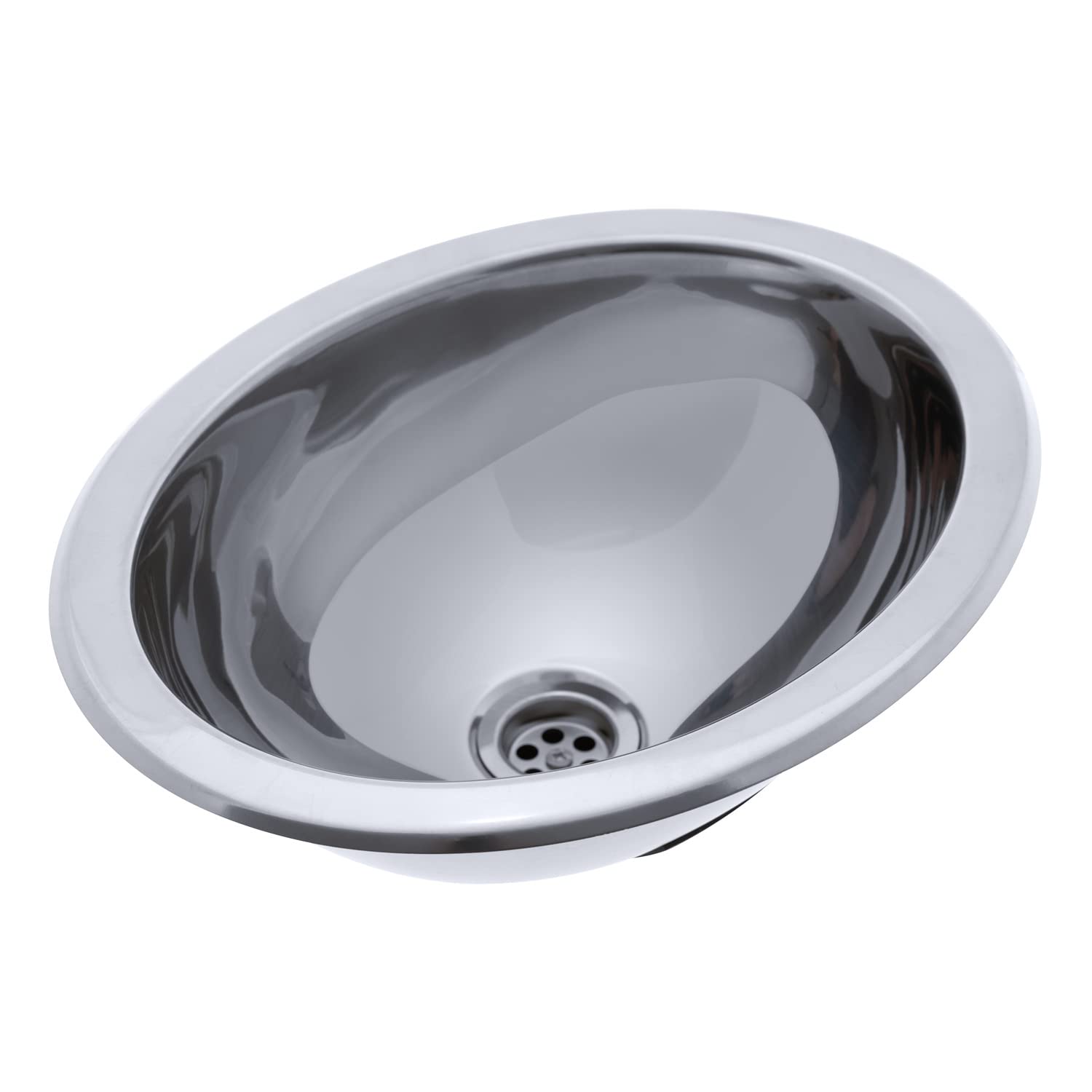 10 RV Bathroom Sinks That Will Make Your Travels More Comfortable 7 Ambassador Marine Oval 304 Stainless Sink
