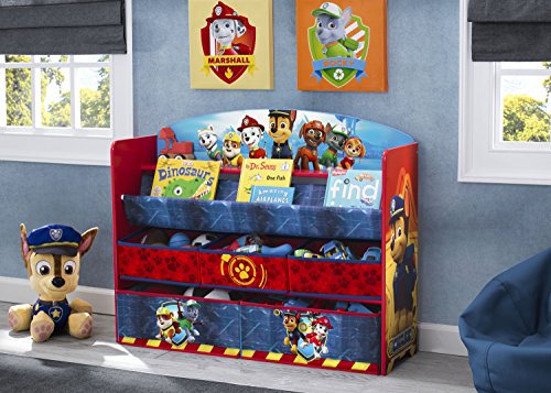 Delta Children Deluxe Book & Toy Organizer, Nick Jr. Paw Patrol #TOP1