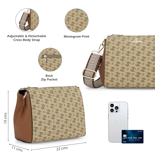 Image of Lavie Women's Cetan Horizontal Sling Bag | Ladies Purse Handbag | Gift for Women