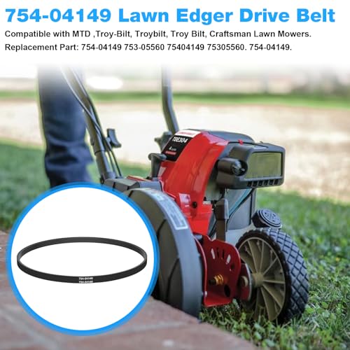 Lawn Edger Drive Belt Replacement - Product in Use