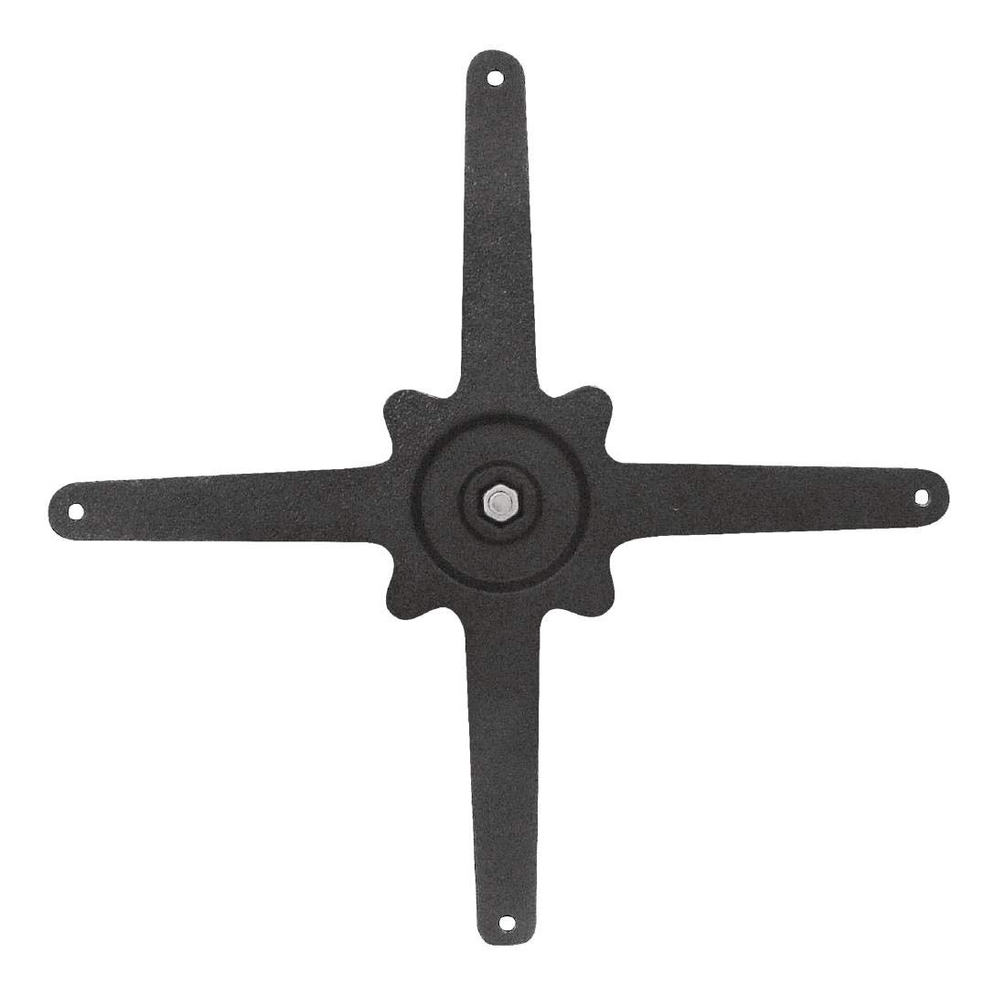 Bolero CE153 passo base tavolo quadrato in ghisa, nero