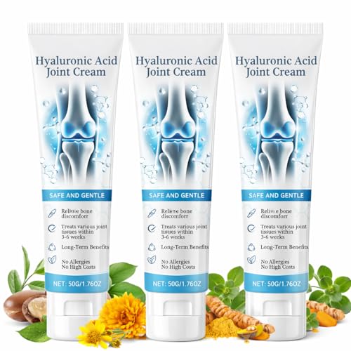 3PCS Arthroheal Hyaluronic Acid Joint Care Cream - Joint Care Relief Cream - Deep Penetrating Freeze Gel Non-Greasy Fast Absorption for Muscle/Back/Knee - Bone Fast-Acting