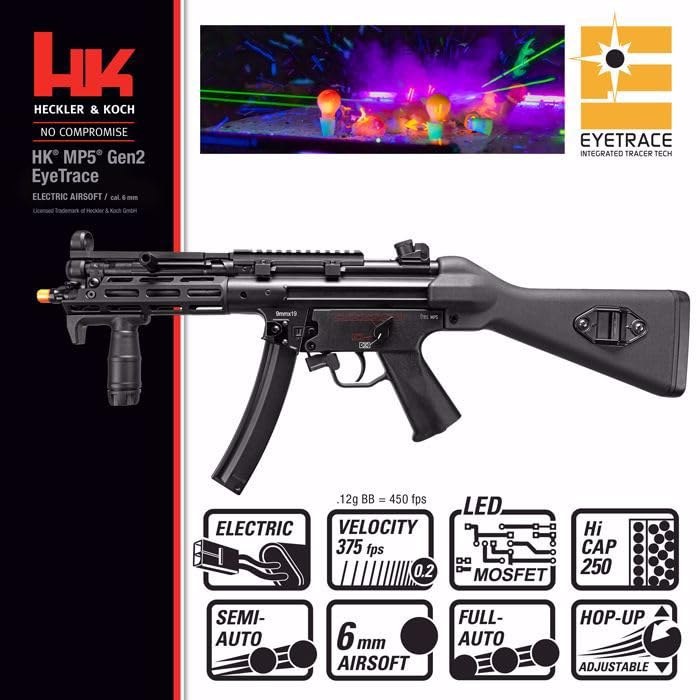 Amazon | UMAREX H&K MP5 M-LOK アイトレース トレーサー内蔵 電動ガン
