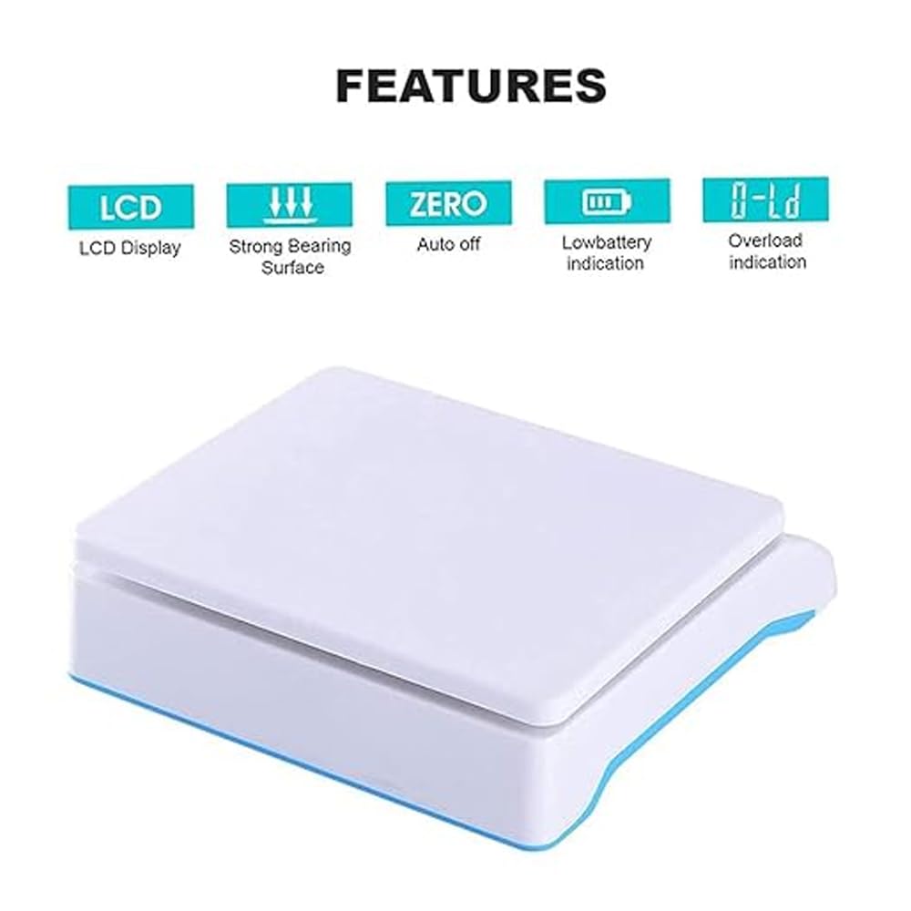 Dr. Care Newborn Digital Baby Weighing Scale with Tray - Accurate and Reliable, Upto 30Kg Capacity - TS-500 (White) - Image 5 thumbnail