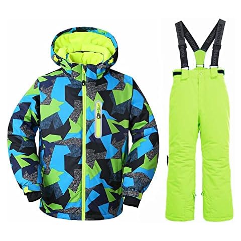 HOTIAN Boys Warm Waterproof Ski Suit Cover