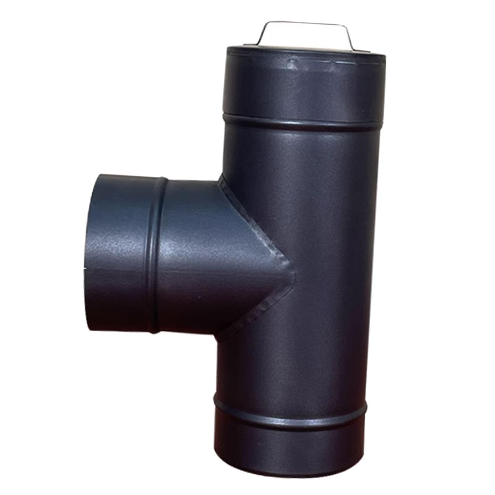 Ofenrohr Abgasrohr, Durchmesser 150 Mm, Tragbarer Heizzeltofen Adapter, T Stück, Kaminrohr für Camping, Wandern, Brenner