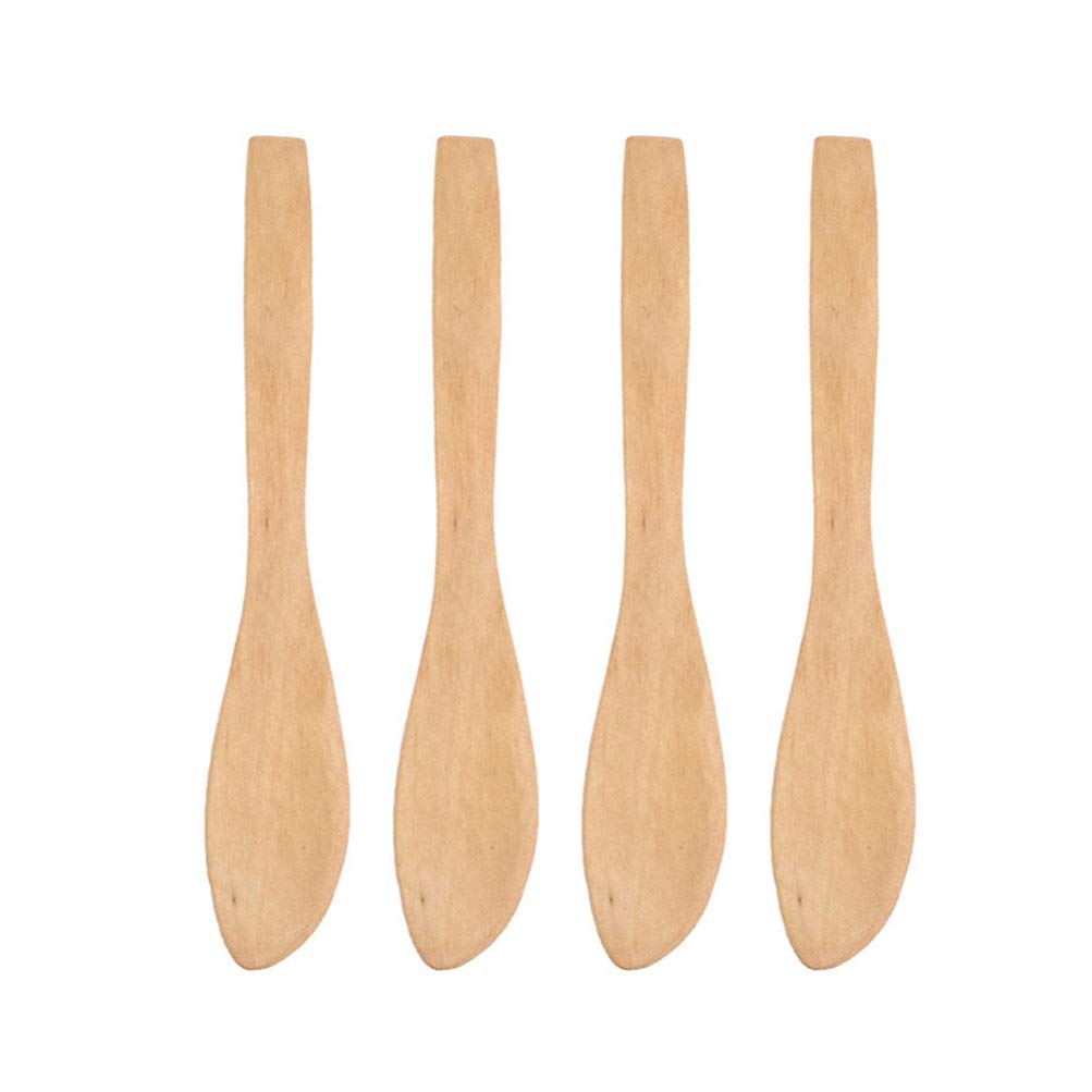 DOITOOL 4 Pcs Butter Jam Bread Home Kitchen Supply Wood Cutter