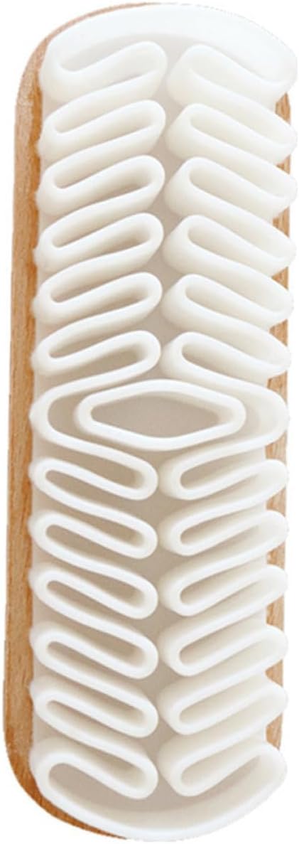 Suede Brush for Car Seats and Upholstery Small White Cleaning Brush for Automotive Interior for Suede and Nubuck Materials