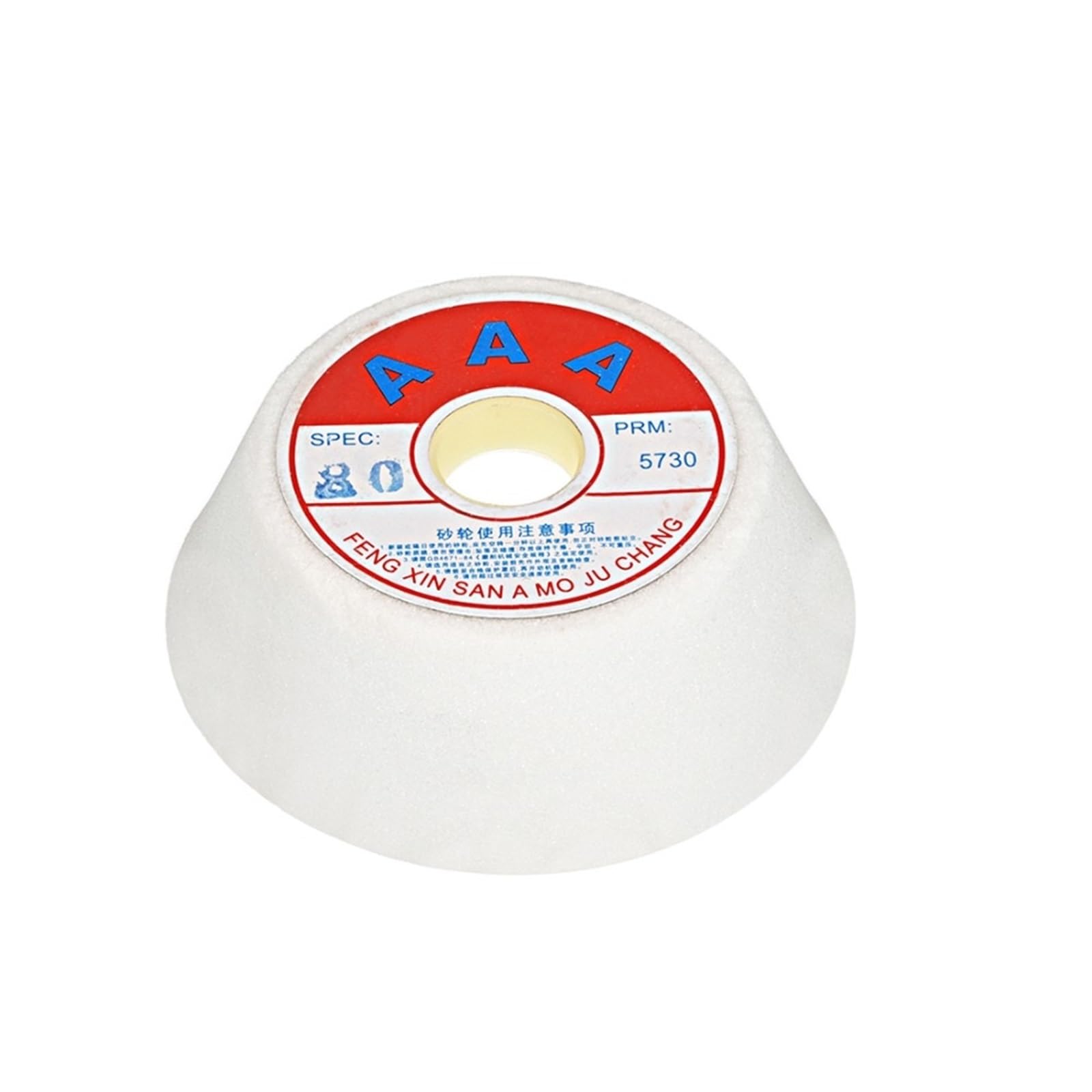 1 pièces meule for meulage Superficiel Outils en céramique meules en oxyde d'aluminium disques/4 Pouces 80 Grains Blanc