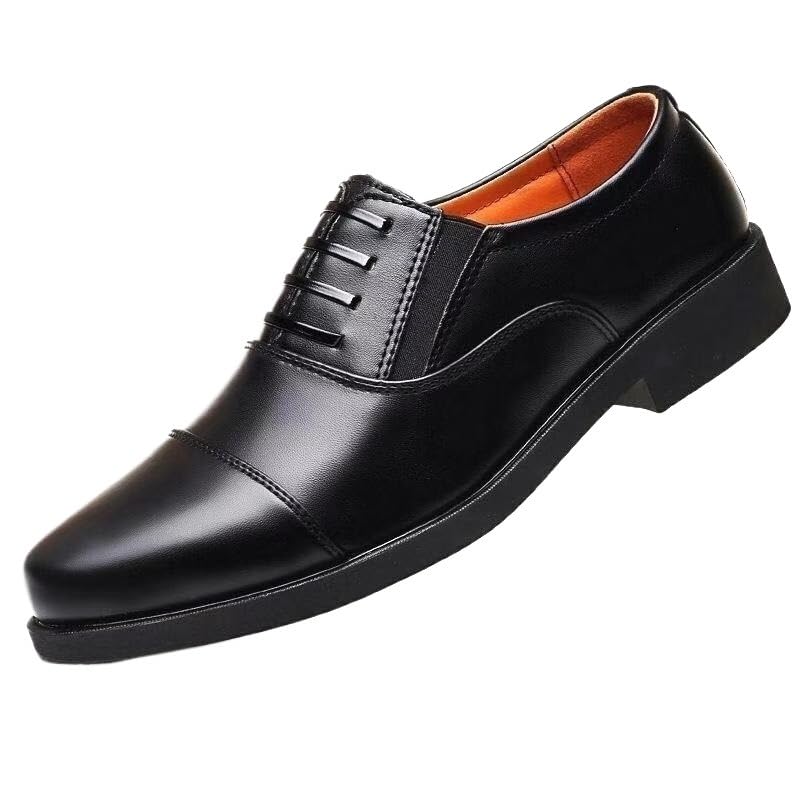 Oxford Shoes for Men's Italian Leather Plain Toe Rubber Sole Slip Prom Wedding Fashion Lace Up Wedding