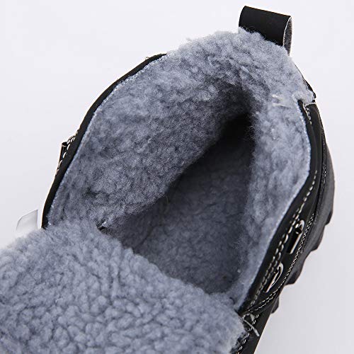 Image of TSIODFO Fashion Men Boots Winter Waterproof Outdoor Hiking Shoes Leather