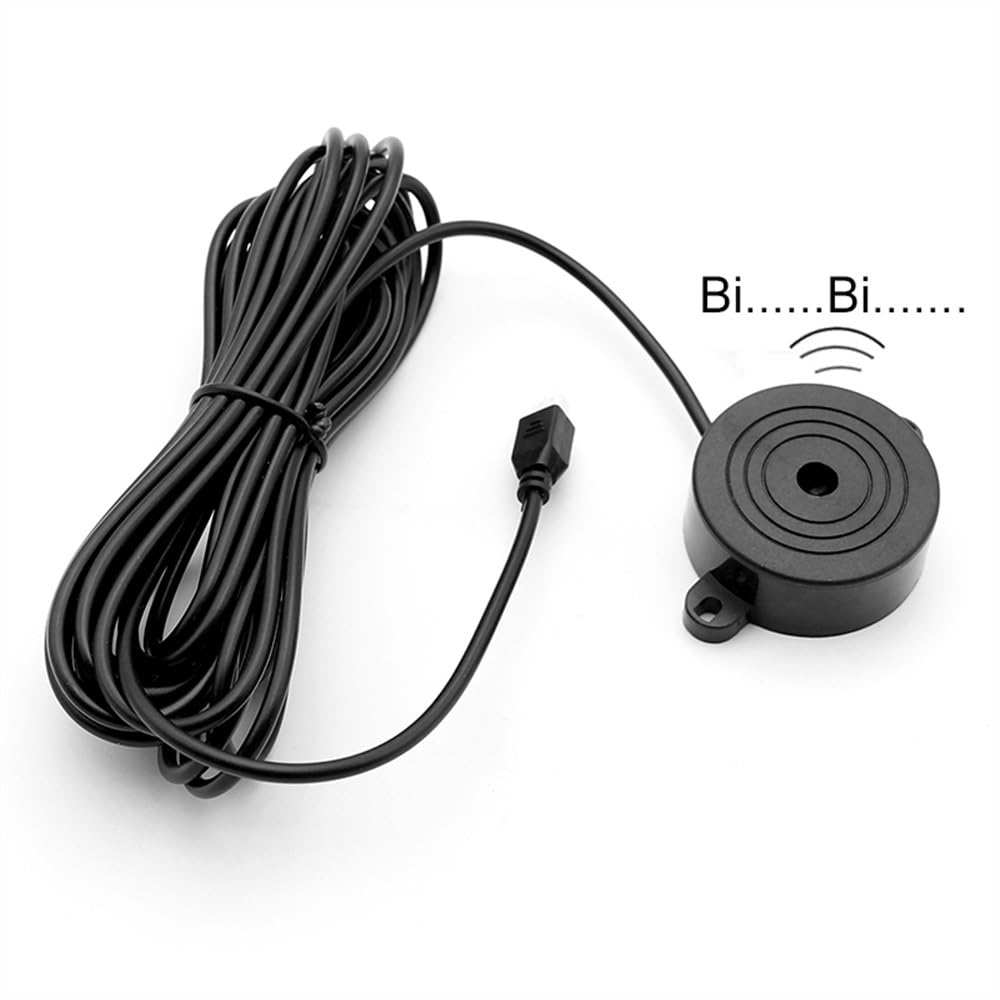 Sensor Marcha atrás Coche Sensor de Aparcamiento con vídeo Ajustable Coche Radar Asistencia visión Trasera Alarma y sensores Profundidad 16 mm