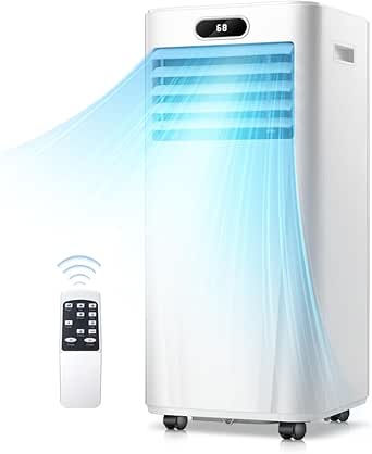 Amazon.com: Joy Pebble Portable Air Conditioner 10000 BTU, 3-in-1 AC ...