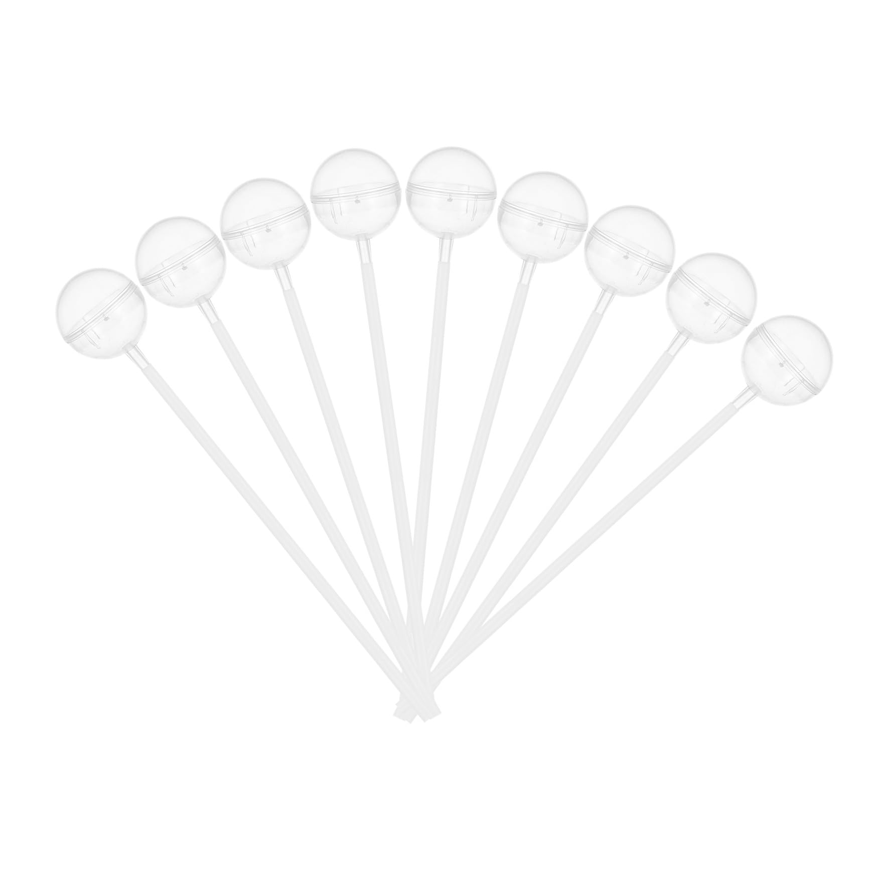 Coupelles pour bouquet de chocolats réutilisables en plastique transparent rigide