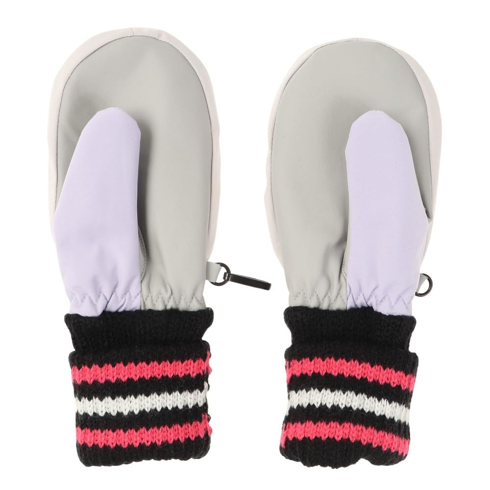 スノーボード/スキーウェアセット マルチカラー&ラベンダー+手袋