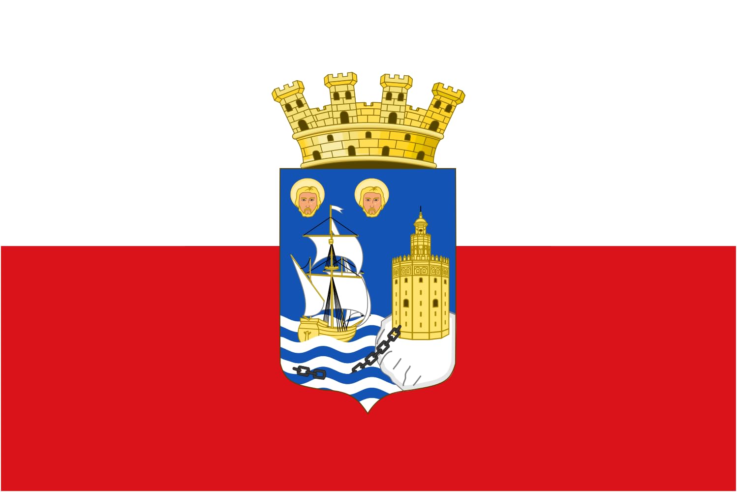 Drapeau Santander grand format résistant aux intempéries