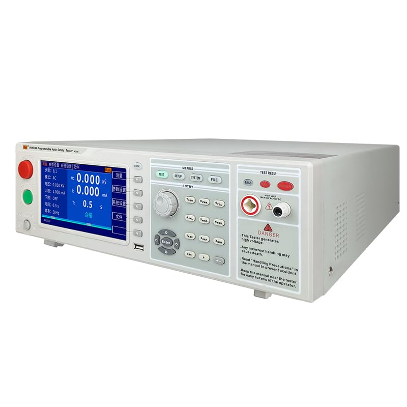 RK9914A Programmable AC DC Withstand Voltage Tester Hipot Tester Voltage AC 5KVA DC 6KVA, Leakage Current AC 100mA DC 50mA, Power AC 500VA DC 300VA