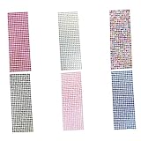 MILISTEN 6 Blätter Multi Funktionale Diamant Aufkleber Selbstklebende Gesichts Juwelen für Scrapbooking Dekoration und Kreative Projekte Zufällige Farben Zufällige Farbe