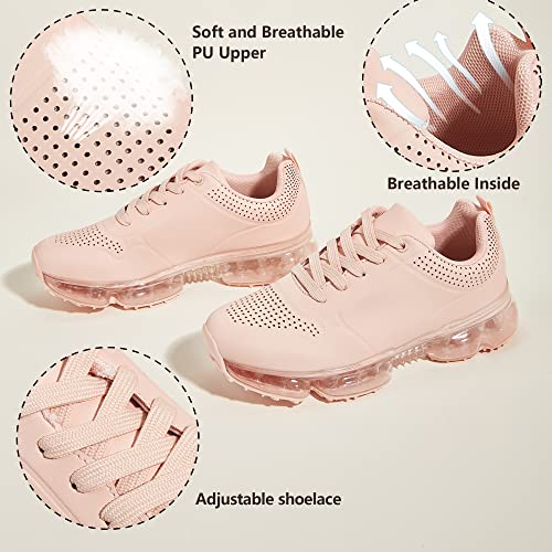 Image of LUCKY STEP Women Air Cushion Fashion Sneakers | Breathable Casual Comfortable Lightweight Walking Shoes