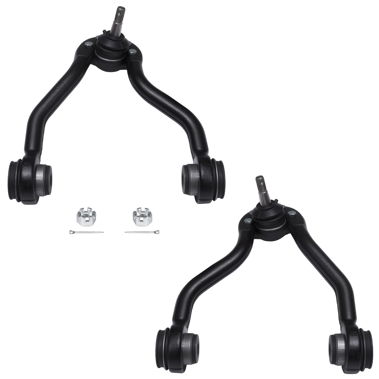 TUCAREST 2Pcs K620719 K620720 (For 4WD 4x4 AWD) Front Upper Control Arm and Ball Joint Assembly Compatible with Ca-dillac Escalade Chevy Astro Blazer Tahoe G-MC K1500 Suburban K2500 Safari Yukon