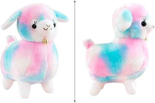 Miniatura 3 de Cuddly - Muñeco de peluche grande y suave con diseño de alpaca arcoíris, llama, cordero, juguete de peluche de oveja, el mejor cumpleaños, Navidad,