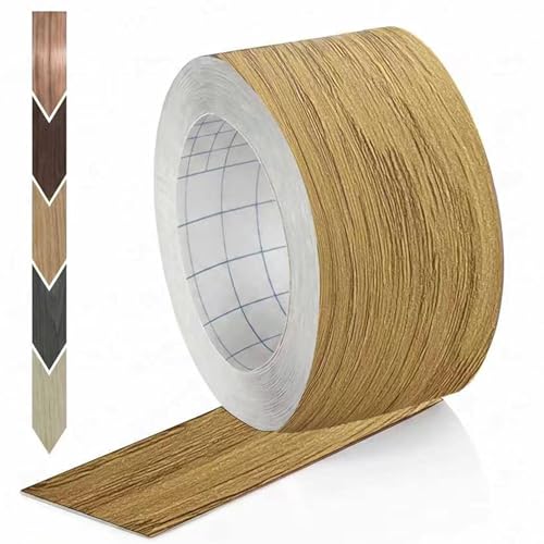 Image of GSCIT Club Oak Wallpaper, 2.4 inch X 25ft Self Adhesive Wood Grain Repair Tape Oak Repair Patch for Tables, Chairs, Baseboards, Doors, Windows, Floors, Handicraft DIY.