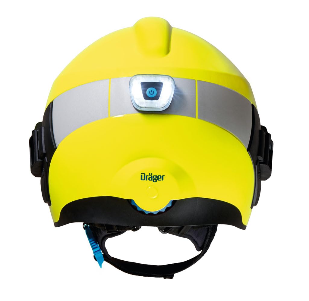 Dräger Helm-Rücklicht HPS BuddyLight für Feuerwehreinsatz | LED-Warn- und Markierungslicht - 7 Modi, Blau/Rot/Weiß - IP54 - Betrieb mit CR2032