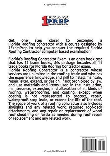 Florida Roofing Contractor Exam Prep: 2019 Study Review & Practice Exams for Roofing Trade Knowledge