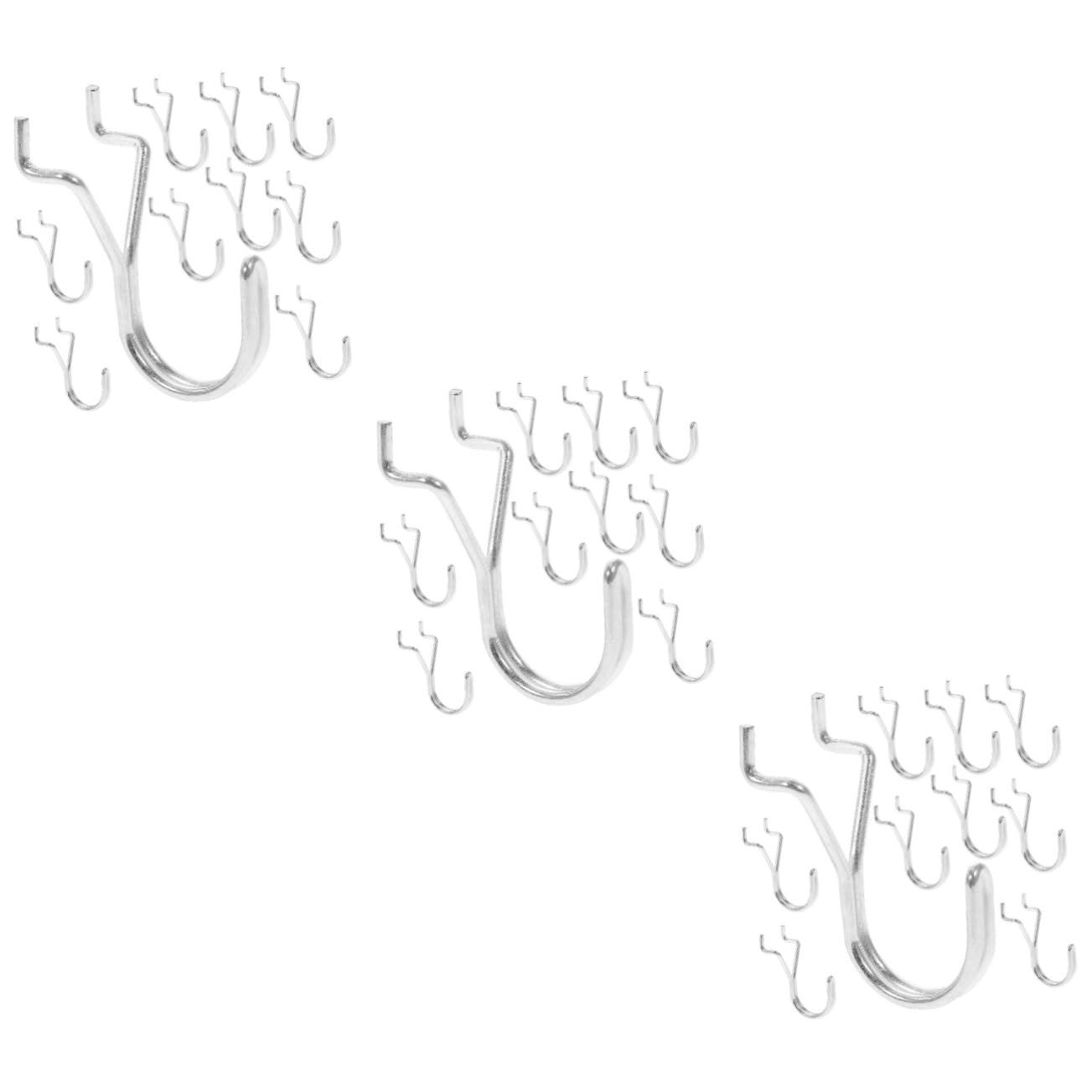 Zerodeko 3 Set Ganci Per Garage Ganci Per Pannello Appendini Per Pesante Per Garage E Stabile E Resistente Per Utensili E Attrezzature 10 Pezzi*3