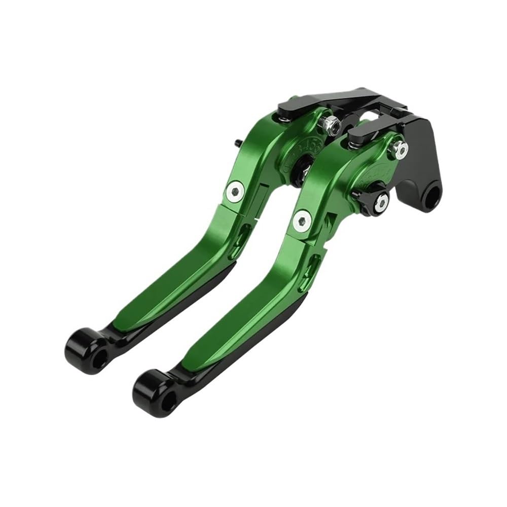DJSHUOY Handlebar Brake Lever for Jinpeng 502 TRK502 TRK 502X Clutch Lever Brake Lever Set Adjustable Foldable Extendable Handle Levers Motorcycle(Green)