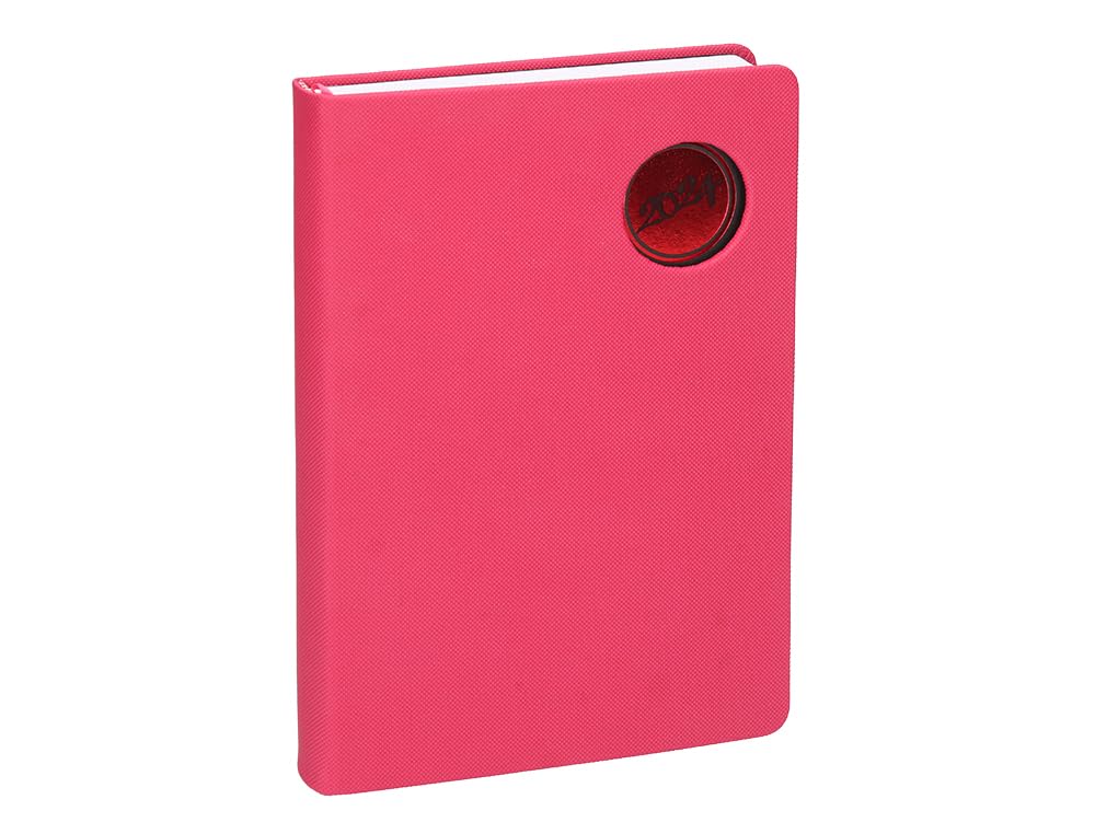Liderpapel Kilkis Bound Diary 15 x 21 cm 2024 Day Page Pink Paper 70 g
