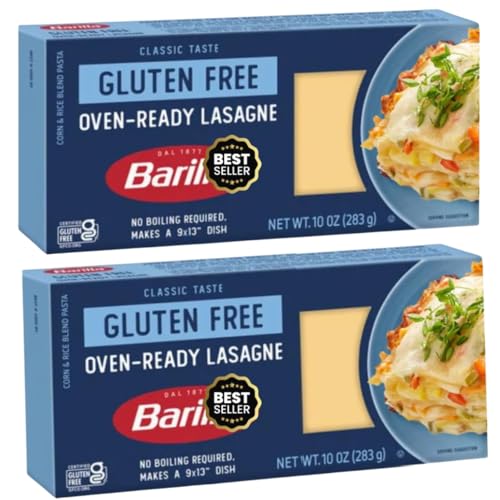 Lista de Lasaña , listamos los 10 mejores. 36 Lyfno Pasta para lasaña Barila sin gluten, lista para horno, 280 g (paquete de 2)