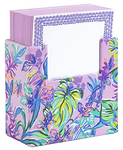 Bloc-notes Lilly Pulitzer Mermaid in the Shade de 330 feuilles pour bureau et notes quotidiennes