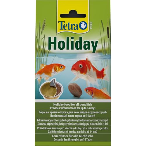 Tetra Holiday Pond Fish Food - 73g - Feed your fish for up to 14 day