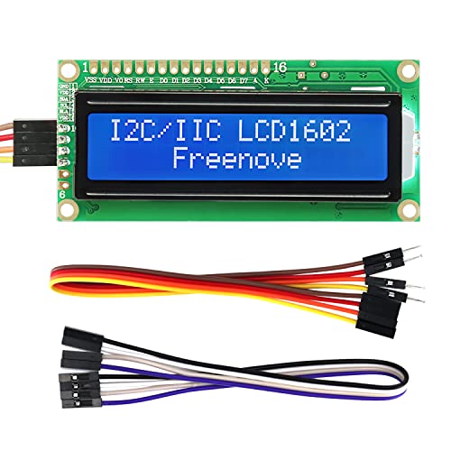 Freenove I2C IIC LCD 1602 Module, New Type TWI Serial 16x2